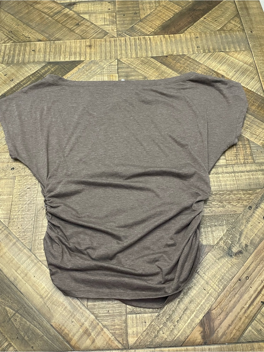 Halara Activewear Dolman Sleeve Ruched Cinch Waist Top - Picture 6 of 6